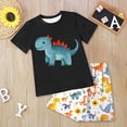thumbnail image 2 of Toddler Clothes for Boys Clearance Sale Summer Outfit Sets Kids Cartoon Prints Sleeveless Basketball 0 3 6 12 18 24 Months Casual Tops T-shirt+Shorts Pajamas Set 2PCS, 2 of 5