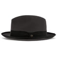 thumbnail image 2 of Layover - Walrus Hats Center Dent Wool Felt Fedora Hat, 2 of 4