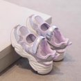 thumbnail image 1 of Sandalias de tacón grueso para mujer, zapatos transpirables y versátiles para papá, novedad de verano, diseño calado, cinta mágica, fácil de usar, sin cordones, 1 of 5