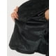 thumbnail image 5 of Abrigo esponjoso para mujer, abrigo de invierno de manga larga con lazo automático Gris Oscuro S, 5 of 6