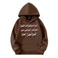 thumbnail image 4 of WILLBEST Sudadera de Mujer, Estilo Casual de Invierno, con Estampado Navideño Del Alfabeto, Cordón Ajustable, Bolsillo y Manga Larga Chica​​, 4 of 4
