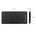 thumbnail image 6 of Dpisuuk Wireless Keyboard, Ultra Thin Compact 79-Key Silent Computer Keyboard, Mini 2.4G Cordless Keyboard for Laptop Desktop PC Computer (Black), 6 of 11