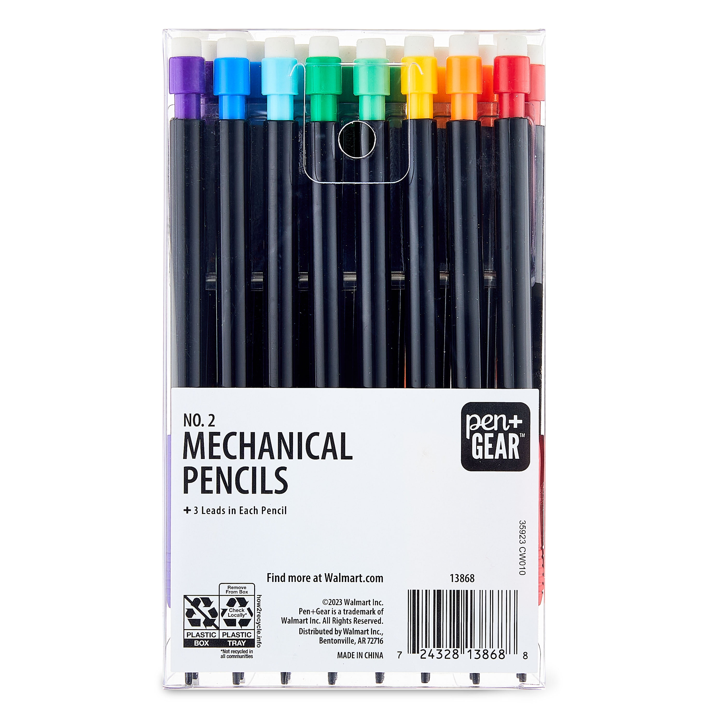 Pen+gear #2 Mechanical Pencils, Black Lead, 24 Pack