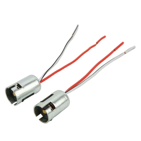 Pigtail Light Socket, Bulb Connector Adapter Lightweight DIY Installation Reliable Durable For Automobiles Bicycles For Vehicles Trailers
