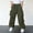 F-159Dark Green, variant on ZHOGXU Kids Boys Girls Cargo Pants With Multiple Pockets Elastic Waist Solid Color Wide Leg Comfortable Loose Fit Trousers For Outdoor Activities,Army Green,5-6 Years
