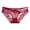Wine, variant on Womens Underwear Womens High Waist Lace Mesh Underpants Womens Cute Panties Green 6(M)