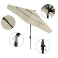 thumbnail image 2 of California Umbrella 11' Tahoe Series Patio Umbrella With Stone Black Aluminum Pole Aluminum Ribs  Crank Lift With Pacifica Canvas Fabric, 2 of 5