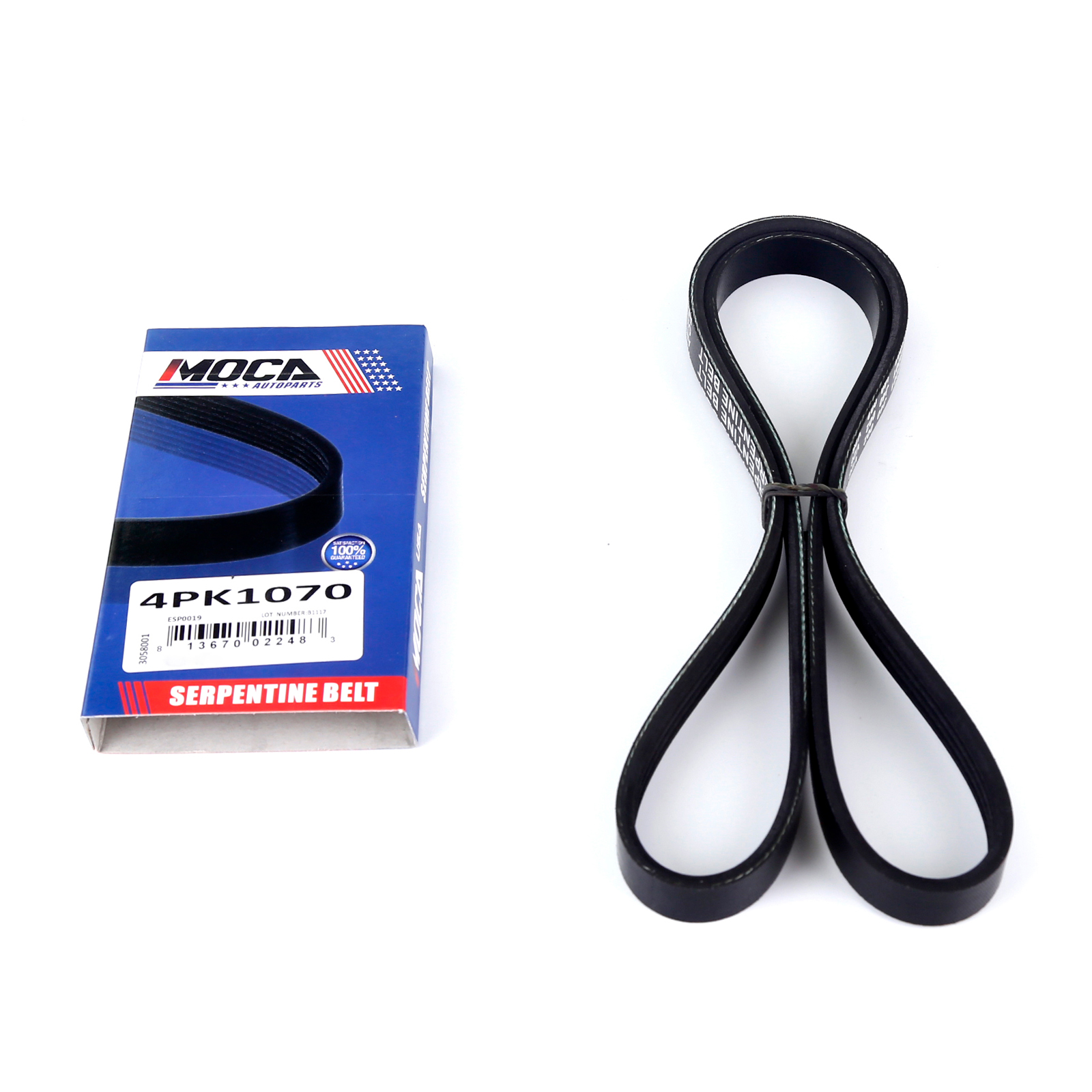 MOCA AUTOPARTS 3Pcs EPDM Drive Belt Set Fit for 1996-2002 Toyota 4Runner & 1995-2004 Toyota Tacoma 3.4L