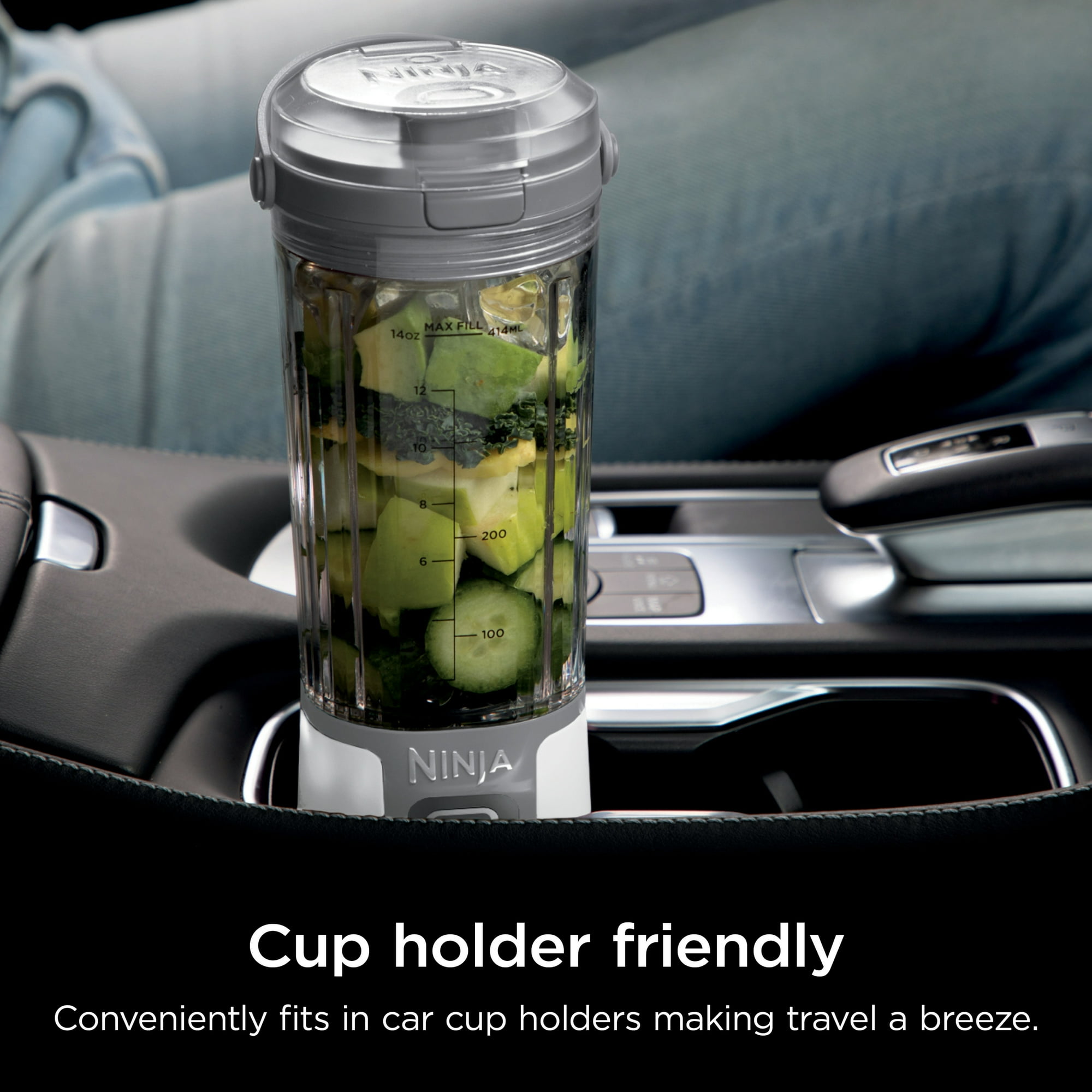 Ninja Blast 16 oz. Personal Portable Blender with Leak Proof Lid and Easy Sip Spout, Perfect for Smoothies, White, BC100WH