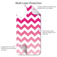 thumbnail image 4 of DistinctInk Custom SKIN / DECAL compatible with OtterBox Symmetry for iPhone 11 Pro MAX (6.5" Screen) - White Pink Fade Ombré Chevron Stripes, 4 of 5