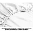thumbnail image 2 of 1200 Thread Count 100% Cotton Solid Sheet Set (King, White), 2 of 4