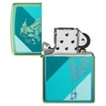 thumbnail image 4 of Zippo Windy Design High Polish Teal Pocket Lighter, 4 of 6