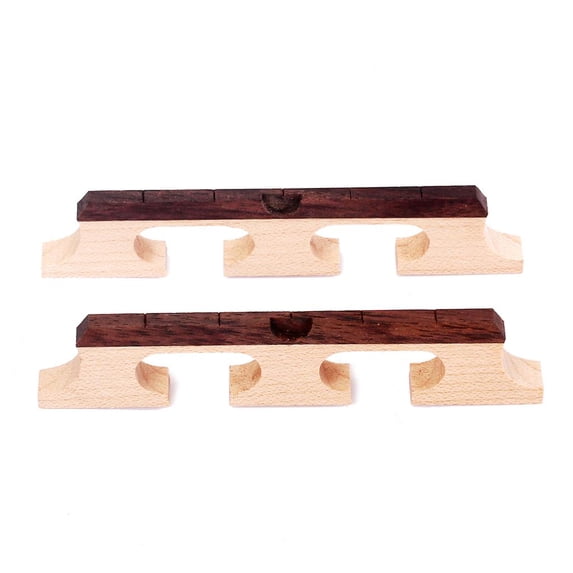2 Pcs Wooden five string Banjo Bridge Saddle Of Quality Made Of Wood