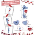 thumbnail image 3 of DolliBu I Love You Plush Super Soft Blue Seahorse - Cute Stuffed Animal Seahorse with Red Heart Plush for Valentines, Anniversary, Romantic Date, Boyfriend, or Girlfriend Gift - 12 Inches, 3 of 6
