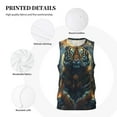 thumbnail image 3 of Sikiie Forest Meditating Tiger Basketball Jersey Reversible Men's Mesh Athletic Sports Shirts Training Practice S-4XL3X-Large, 3 of 6