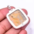 thumbnail image 2 of Bumble Bee Jasper -Indonesia 925 Sterling Silver Pendant 1.68", Yellow Bumble Bee Jasper Pendant P_8051_324_48, 2 of 2