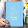 thumbnail image 5 of 2026 Weekly & Monthly Planner, Jan. 2026 - Dec. 2026, Daily Agenda Academic Planner Notebook Organizer, Calendar Planners/Planning for School Office Home, 5.9" x 8.26", Blue Rose, 5 of 7