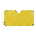 thumbnail image 7 of Haiem Yellow Glitter Car Windshield Sun Shade - Blocks UV Rays Sun Visor Protector, Sunshade to Keep Your Vehicle Cool, Universal Fit SUV Van Sedan-Small, 7 of 7