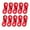 Red, variant on Zmeidao 10pcs Camping Accessories Tent Rope Fastener Guyline Tensioner Rope Adjuster