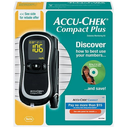 Accu-Chek Compact Plus Blood Glucose Monitoring System, 1.0 CT