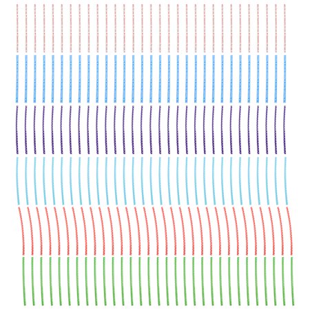 

6 Packs Food Bag Sealing Tie Strap Colorful Binding Sealing Wire (Mixed Color)