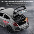 thumbnail image 5 of 1:32 Scale Honda Accord Toy Car Models Alloy Diecast Pull Back Sound Light Doors Opened Decoration Vehicles for Kids Gifts, 5 of 9