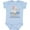 AE-Light Blue, variant on My Titi Loves Me to the Moon and Back Elephant Family Boys or Girls Baby Bodysuit