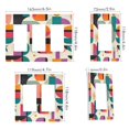 thumbnail image 2 of Yayeee Rocker Switch Wall Plate 2-Gang 4.7"x4.6" Home Decorative Outlet Cover, Beige Abstract, 2 of 6