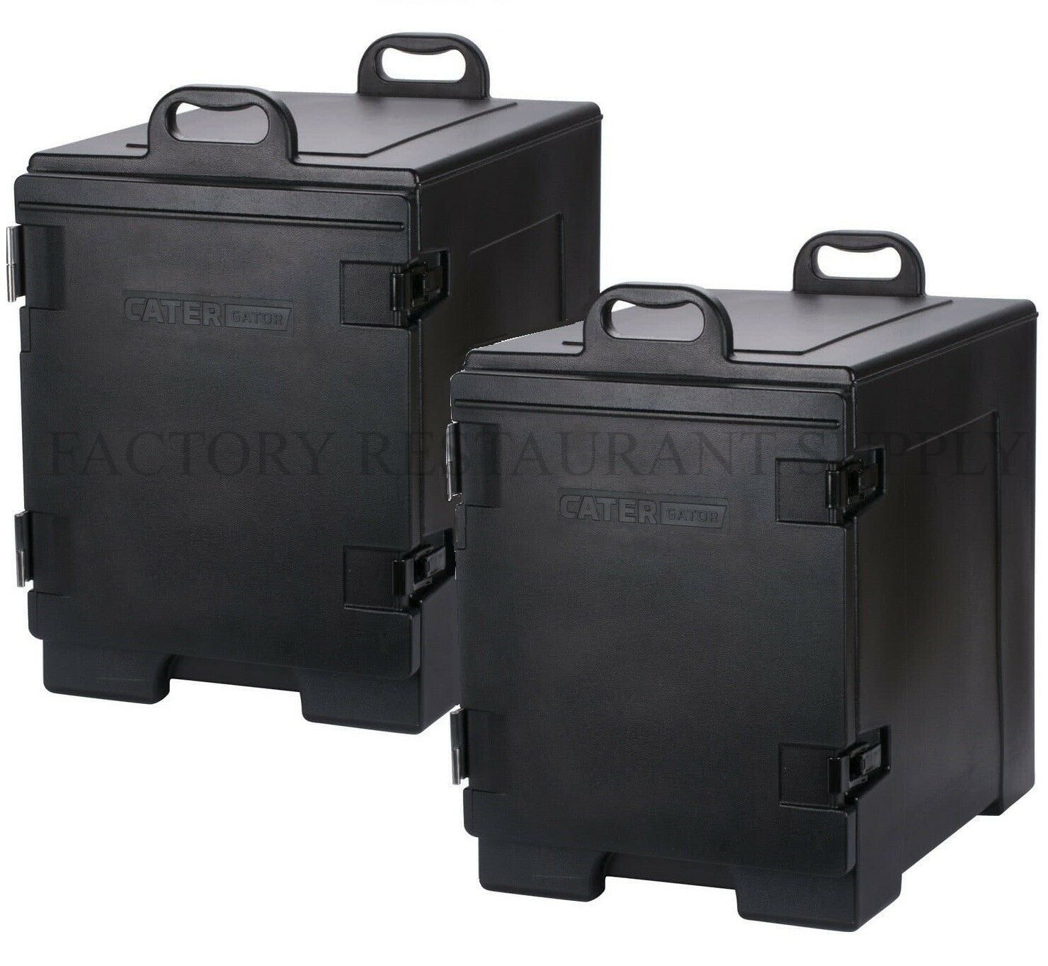 4 PACK Insulated BLACK Catering Delivery Chafing Dish Food Full Pan Carrier Bag 