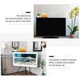 thumbnail image 3 of OULII Tablette Flottante Support TV Routeur Fer Noir Multifonction Salon 1 Pcs Rentrée Scolaire, 3 of 8