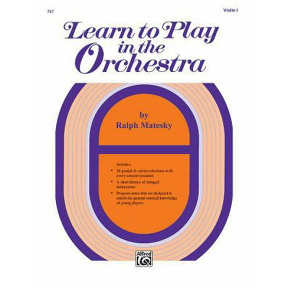 Pre-Owned Learn to Play in the Orchestra: Violin, Part 1 (Paperback) 073902163X 9780739021637