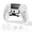 White, variant on GeekShare G.S.TAC Ptotective Case for Playstation 5 Edge Wireless Controller + Thumb grips + Sticker