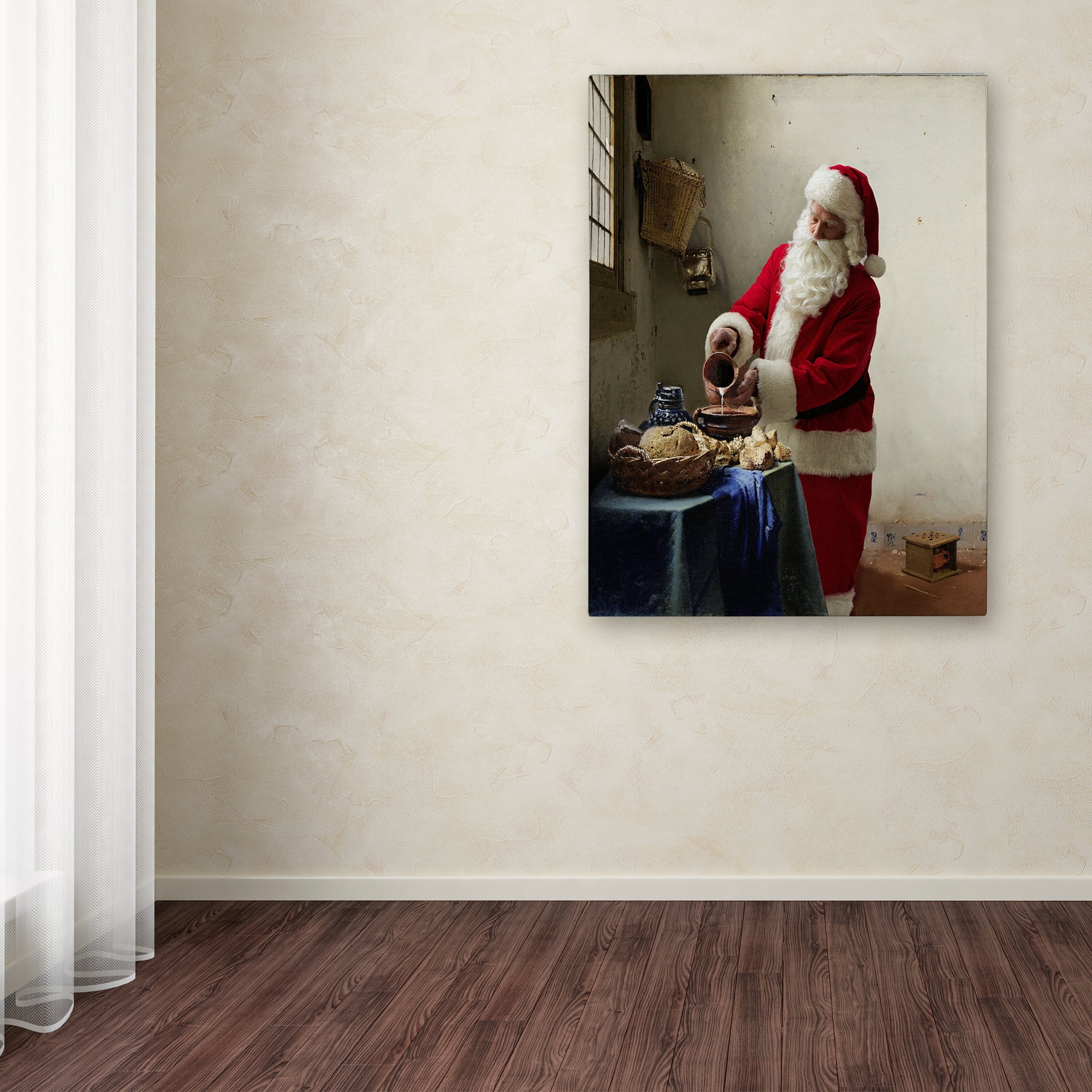 Trademark Fine Art 'Vermeer-The Milkmaid' Canvas Art by Ed Wheeler