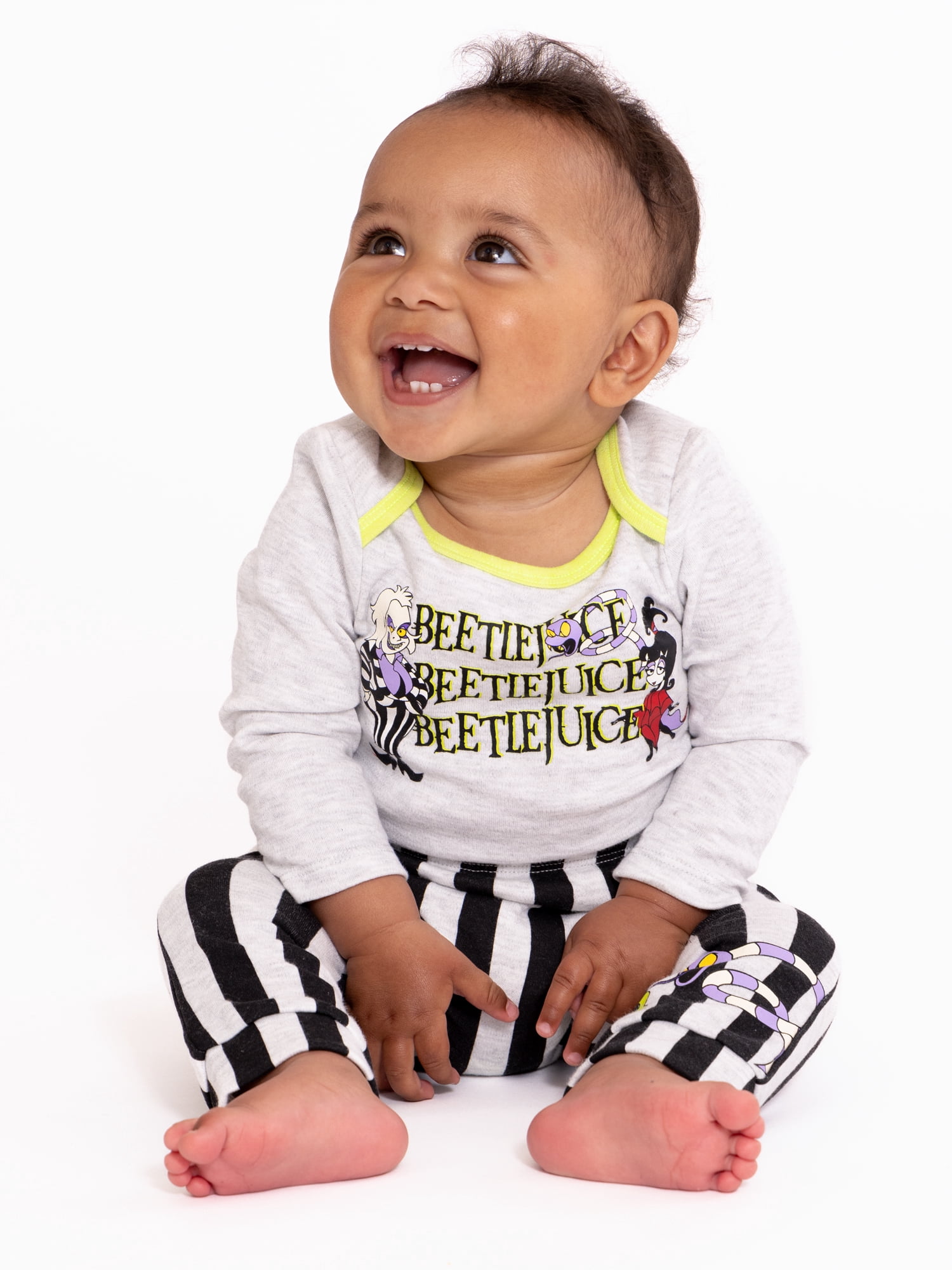 Baby Character Halloween Long-Sleeve Bodysuit, Pants, and Bib Outfit Set, 3-Piece, Sizes Newborn-12 Months