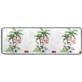 thumbnail image 5 of Flamingos Hawaii Summer Hallway Runner Rug 2'x6' Kitchen Rug with Rubber Backing Palm Leaves Floral Watercolor Non Slip Entryway Rug Runner Washable Soft Area Rug for Hallway Bedroom Kitchen Decor, 5 of 6