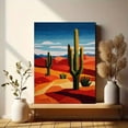 thumbnail image 6 of Desert Landscape Embroidery Canvas Print, Wall Decor for Living Room Bedroom Office Southwestern Home, 6 of 8