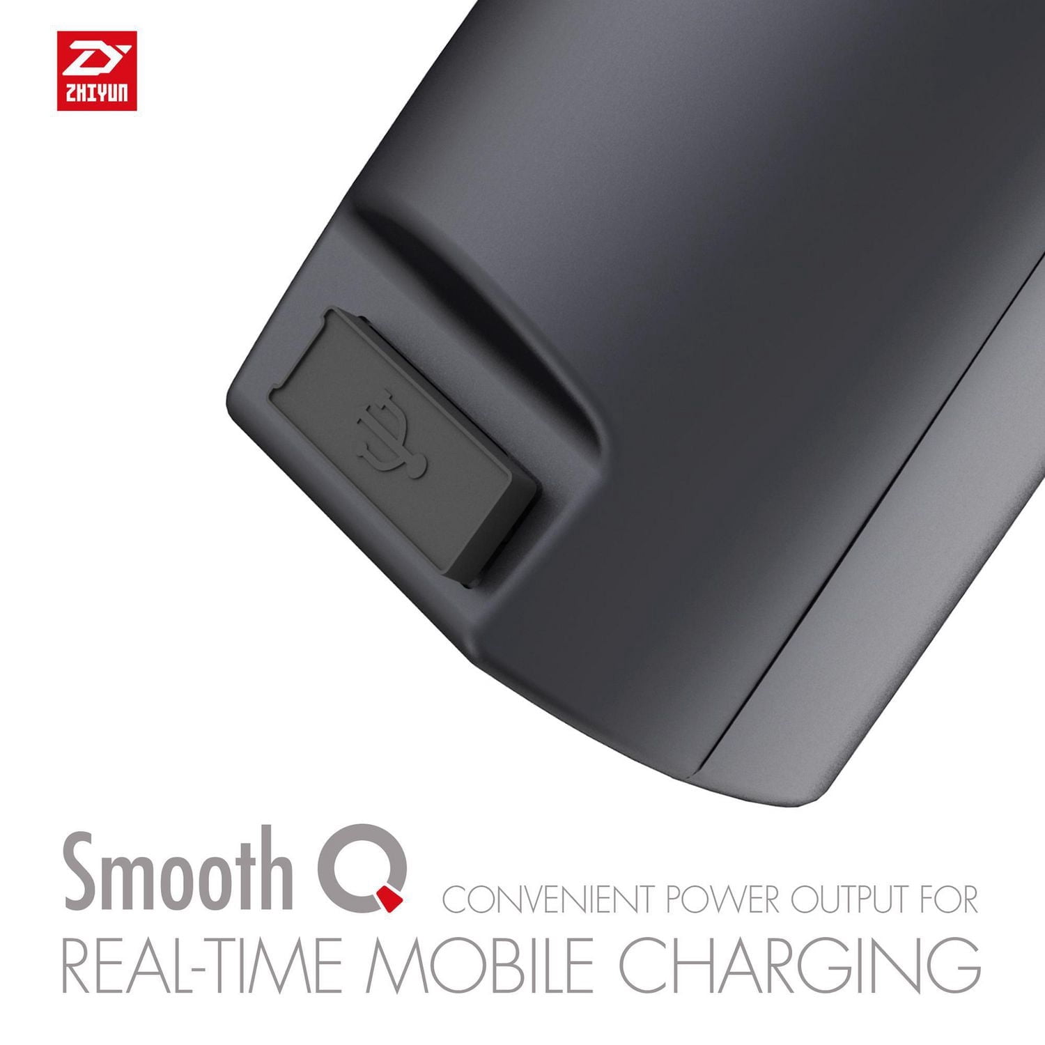Stabilisateur de cardan portable Zhiyun Smooth-Q multifonctions à 3 axes pour tout téléphone intelligent