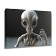 thumbnail image 2 of Ai Generated Alien Creature Canvas Poster Bedroom Decor Sports Landscape Office Room Decor Gift,Frame-style,24x36inch(60x90cm), 2 of 8