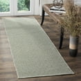 thumbnail image 3 of SAFAVIEH Montauk Terrence Geometric Diamond Cotton Area Rug, Ivory/Green, 4' x 6', 3 of 10