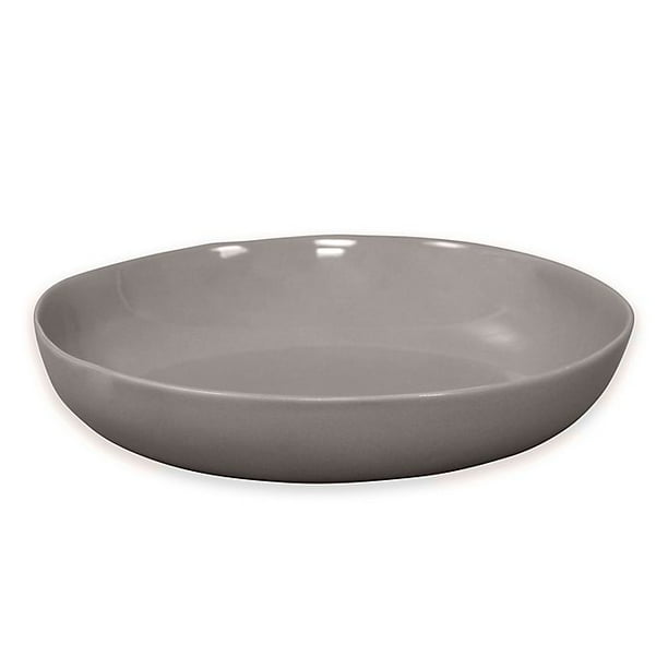 Artisanal Kitchen Supply Curve Dinner Bowl In Grey Walmart Com Walmart Com