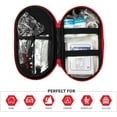 thumbnail image 4 of KITGO First Aid Kit, Upgraded Waterproof Pill Box with 180 Emergency Care Items for Car, Home, Travel, Camping, College, Gift, Red, 4 of 7