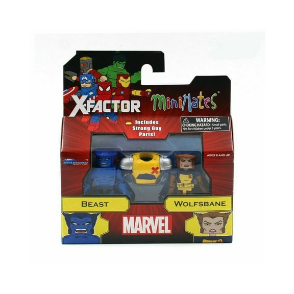 Minimates Marvel Series 78 X-Factor Beast & Wolfsbane 2-Pack