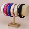 thumbnail image 4 of Unique Bargains 1 Pc Headband Irregular Satin Hair Accessories White, 4 of 5