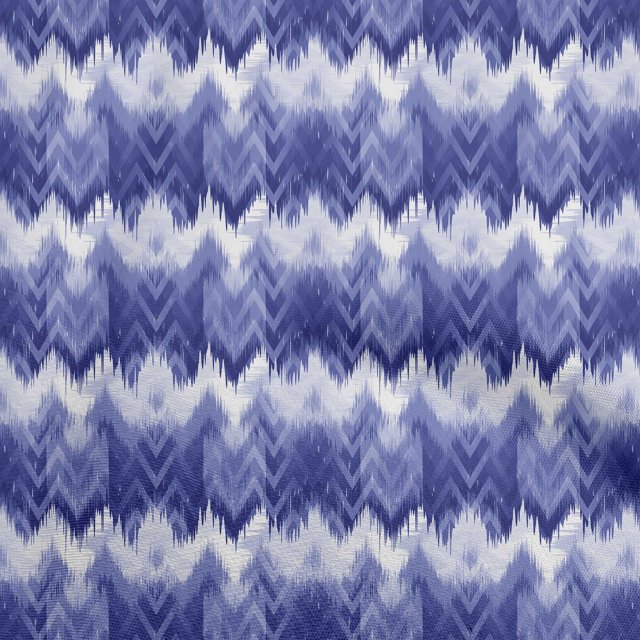 oneOone Velvet Blue Fabric Flame Stitch Sewing Craft Projects Fabric Prints By Yard 58 Inch Wide