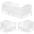 Dream On Me Portland 3 in 1 Convertible Toddler Bed, White