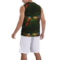 thumbnail image 2 of Pofeuu Hybrid Parrot in the Forest Print Basketball Jersey, Shirts for Men Youth Basketball Jersey Crew Neck-Medium, 2 of 6