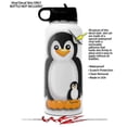 thumbnail image 2 of Skin Wrap Decal compatible with Hydro Flask Wide Mouth Bottle 32oz Penguins on White (BOTTLE NOT INCLUDED), 2 of 3
