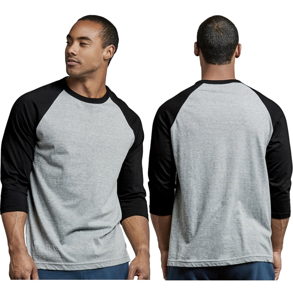 Ma Croix Mens 3/4 Sleeve Raglan Baseball T Shirt