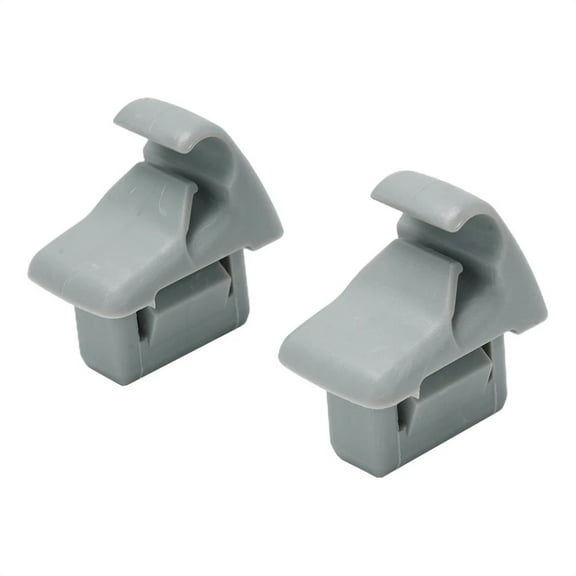 Zyutaosan 2Pcs Sun Visor Holder Clip Grey Mr654343 For Mitsubishi Lancer Outlander Sport Asx