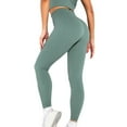 thumbnail image 1 of Gibobby Pantalones de yoga Pantalones de yoga atléticos de cintura alta con estampado acanalado informal para mujer Pantalones de entrenamiento para(C,G), 1 of 5
